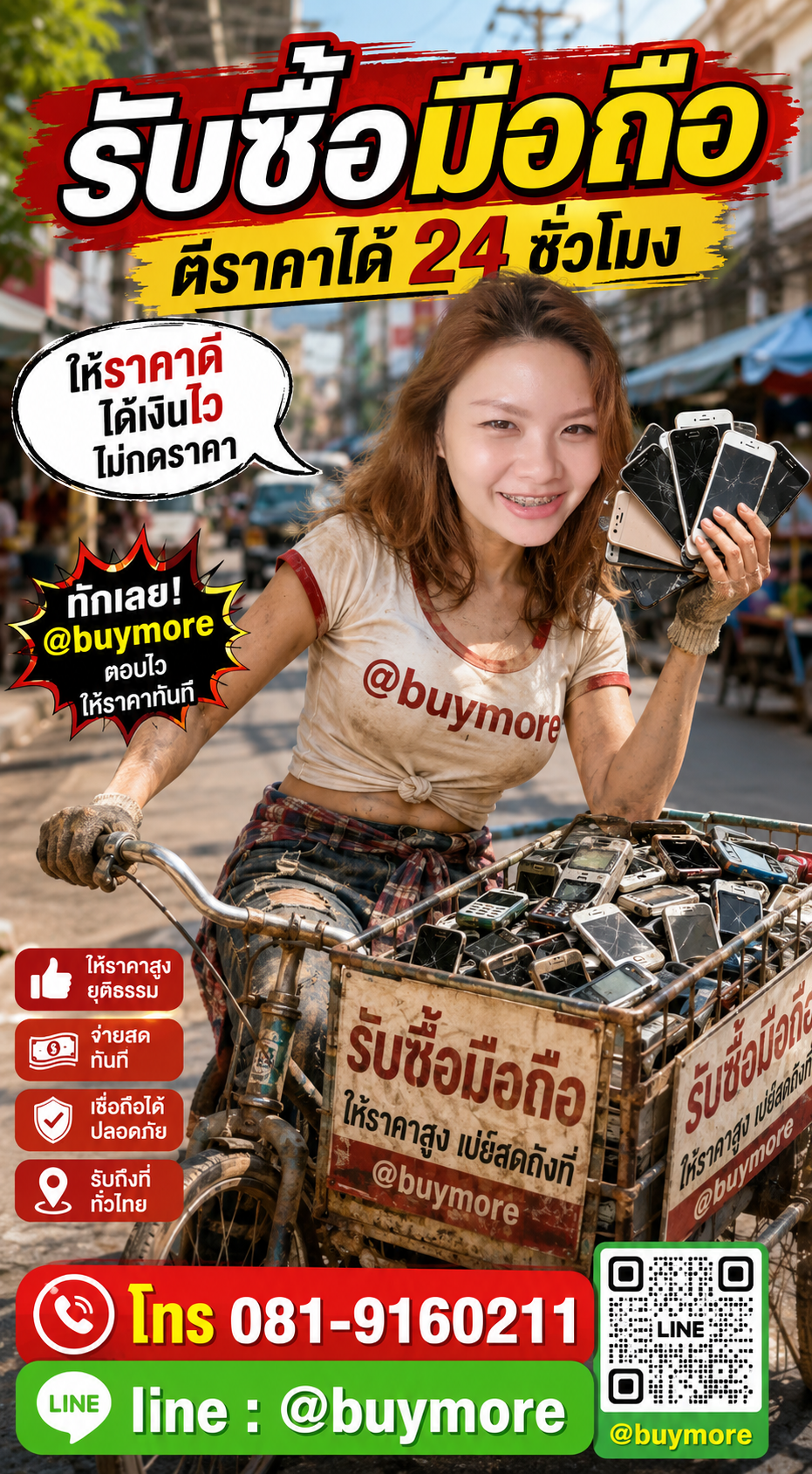 รับซื้อมือถือ saleng.net ติดต่อ Line @buymore