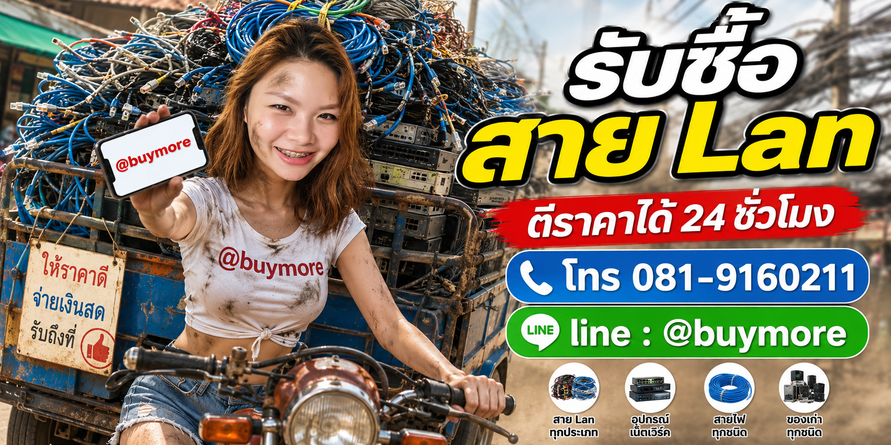 saleng.net รับซื้อสาย Lan โทร 081-9160211 Line @buymore