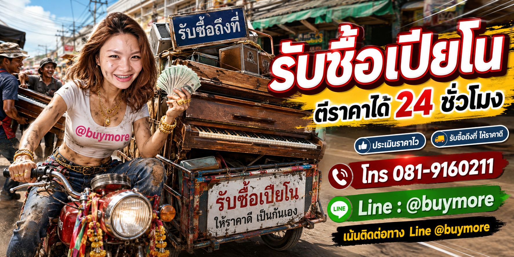 ขายเปียโนเก่าให้ saleng.net ให้ราคาดี
