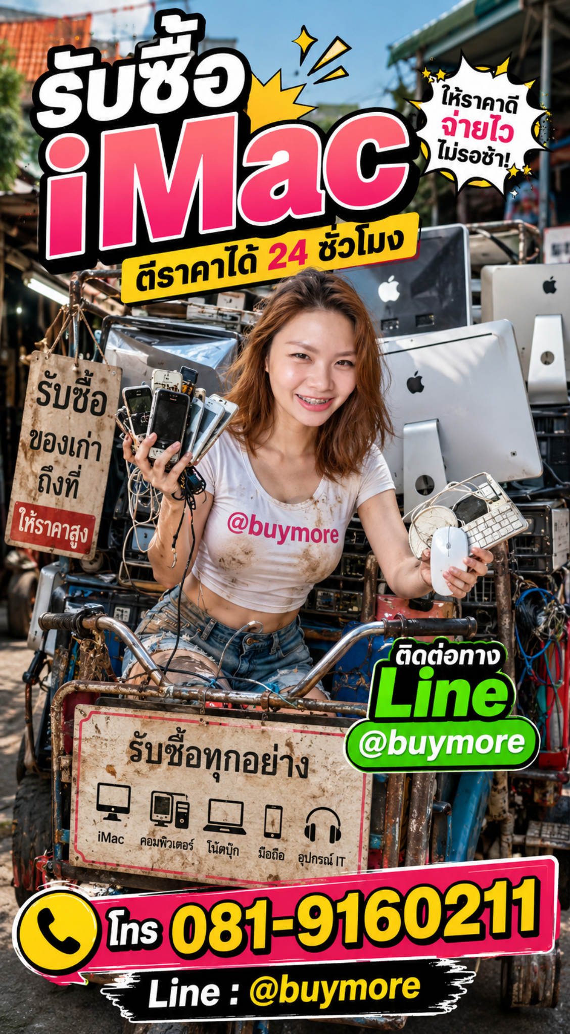 รับซื้อ iMac saleng.net ติดต่อ Line @buymore โทร 081-9160211