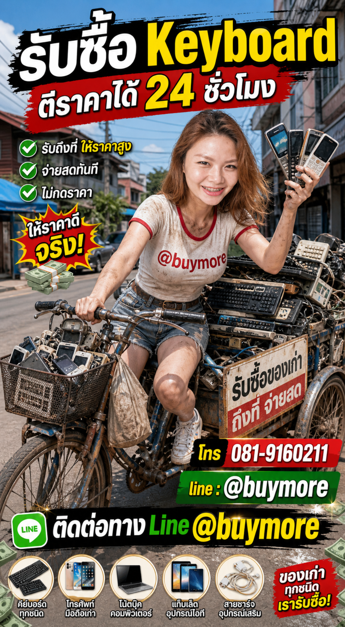 รับซื้อ keyboard saleng.net ติดต่อ Line @buymore โทร 081-9160211