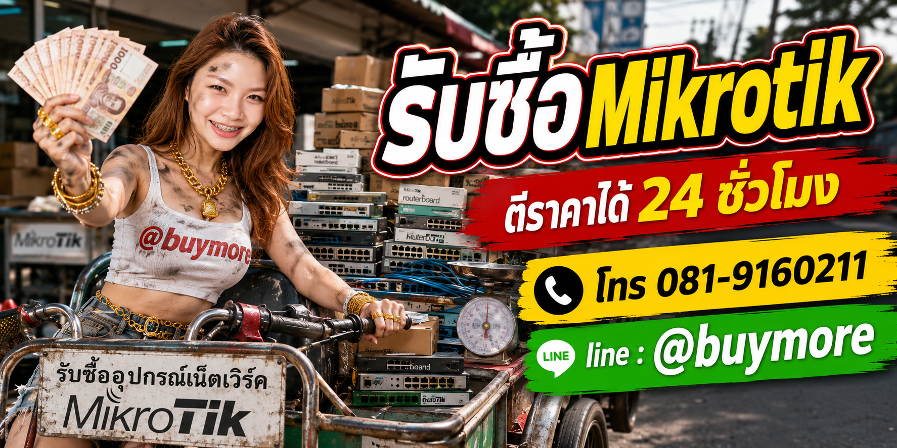 ขาย Mikrotik เก่าให้ saleng.net ให้ราคาดีและจ่ายเงินสด