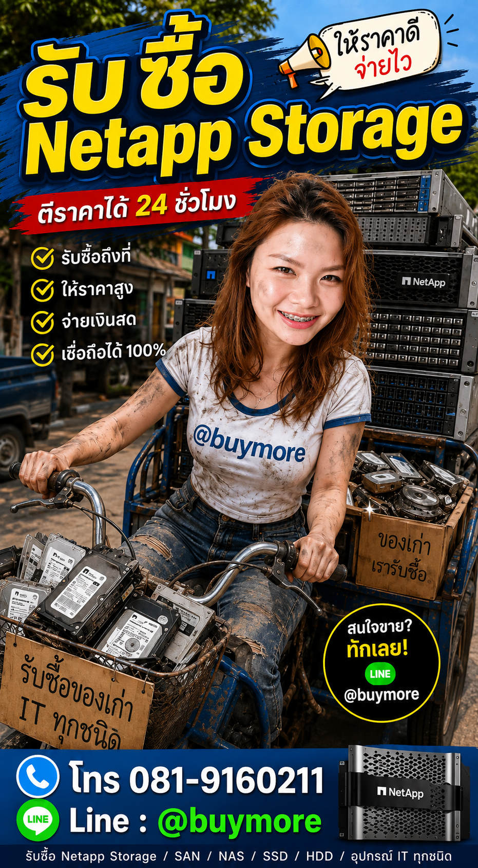 รับซื้อ Netapp Storage เก่า saleng.net ติดต่อ Line @buymore