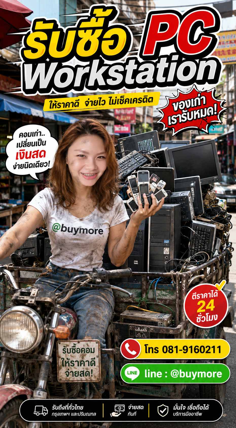 รับซื้อ PC Workstation เก่า saleng.net ติดต่อ Line @buymore