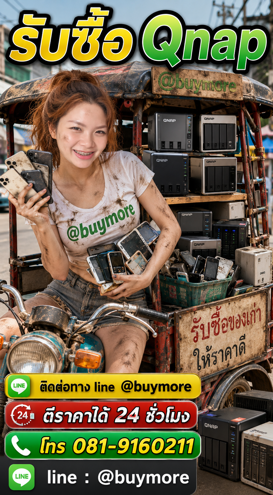 รับซื้อ Qnap รับซื้อ Qnap มือสอง saleng.net ติดต่อ Line @buymore