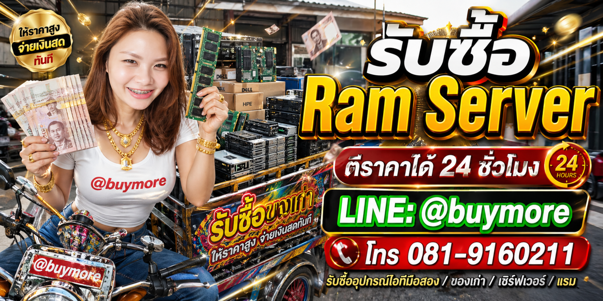 ขาย Ram Server เก่าให้ saleng.net ให้ราคาดีและจ่ายเงินสด