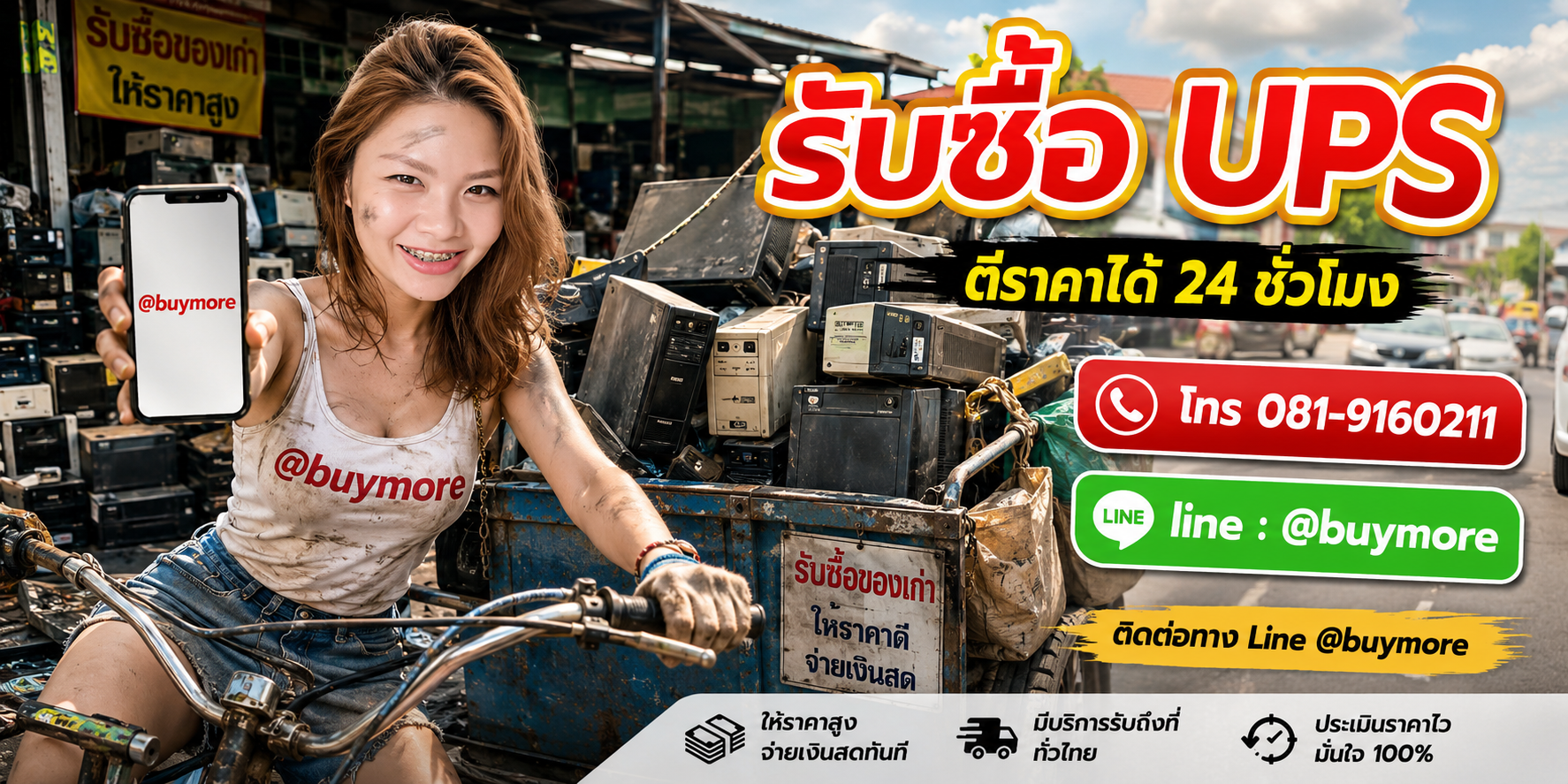 saleng.net รับซื้อ UPS โทร 081-9160211 Line @buymore